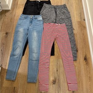 Ladies Leggings Tights and Jeans lot size Small. Price for all.